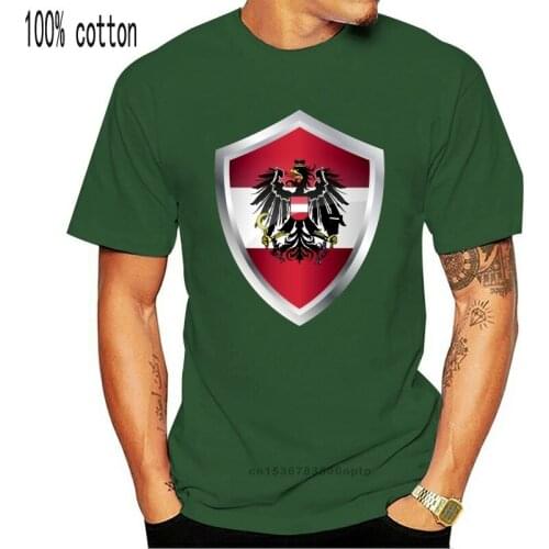 Design Emblem Austria Tshirt Men Round Collar Oversize S-5xl Cotton Mens Tee Shirt Hip Hop