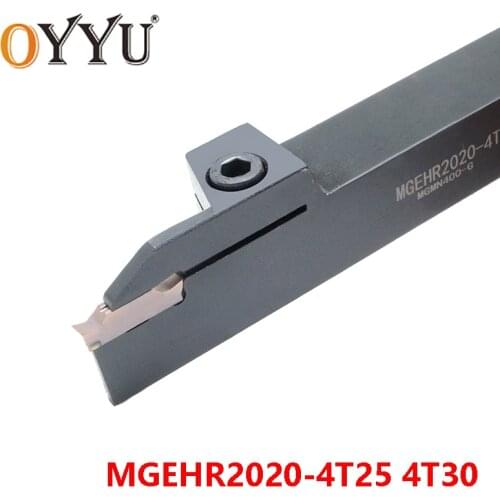 OYYU MGEHR2020-4T25 MGEHR2020-4T30 Grooving Turning Toolholder CNC Lathe Cutter Shank Carbide Inserts Arbor MGEHR 2020