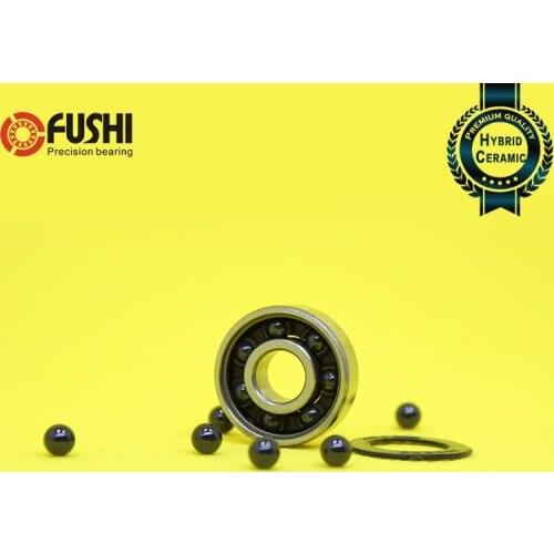 Bearings 608-2RS 2PC 8*22*7mm 440C Stainless Steel Ring Si3N4 Ceramic Balls Bearing P5 For Metal Fidget Spinner S608 RS S608RS