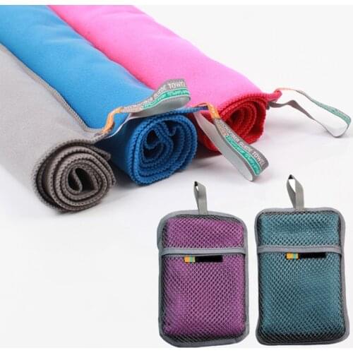 Microfiber Towel Quick Drying Swimming Towel Sport Gym Yoga Swimming Travel Bath Beach Towels with bag