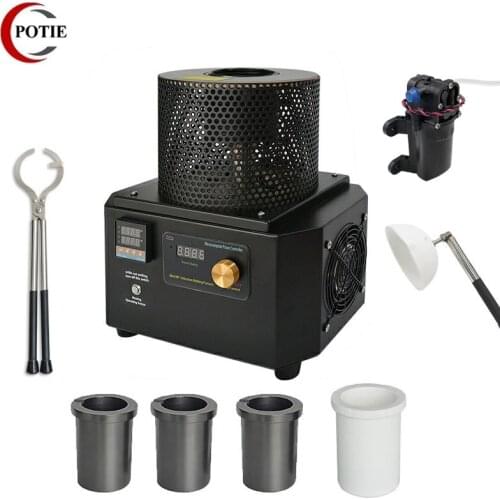 1 KG Portable Temperature Control Induction Melting Furnace Gold Smelting Machine Jewelry Tool