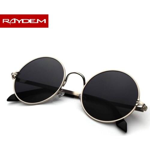 2018 Raydem Round frame Vintage Sunglasses Women De Sol Mujer Oculos Masculino Retro Men Sun Glasses Classic Driving gafas