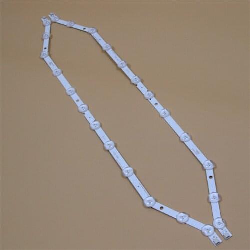 32inch TV LED Light Bars For Samsung UE32EH5000WXTK UE32EH5000WXUA UE32EH5000WXXC Backlight Strips Kit 12 LED Lamps Lens 2 Bands