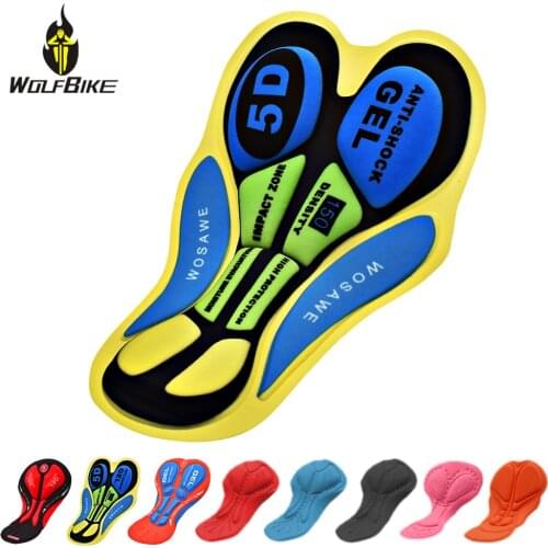 Wolfbike Cycling Shorts Lining Gel Pad Protection Cushion DIY Shockproof Silicone Underwear Padded Downhill MTB Bike Clothing