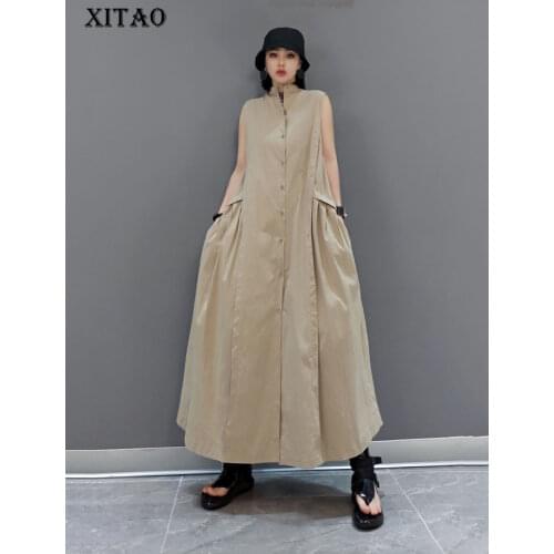 Однотонные летние платья XITAO China At AliExpress