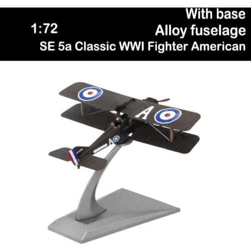 1/72 Army SE 5a Classic WWI Fighter American Aviation Aircraft Airplane Model Adult Children Toys Military Plane Gift Not Bomber
