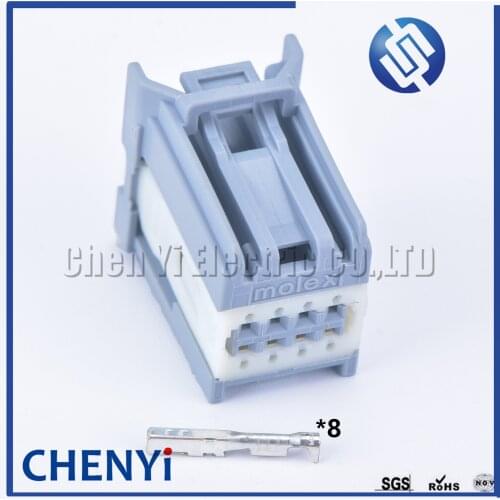 1 set molex 8 pin 347290081 not waterproof auto connector wiring harness plug female car electric cable connection 34729-0081