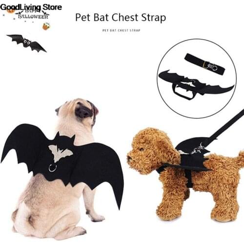 1PC Cute Bat Wings For Pet Dog Cat Costumes Halloween Christmas Cosplay Clothing Felt Funny Xmas Spider Dress Up Pet Accessories