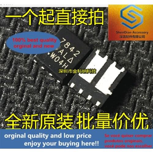 10pcs only orginal new SI7842DP-T1-E3 screen printing 7842 SMD dual N-channel MOS tube SMD QFN8