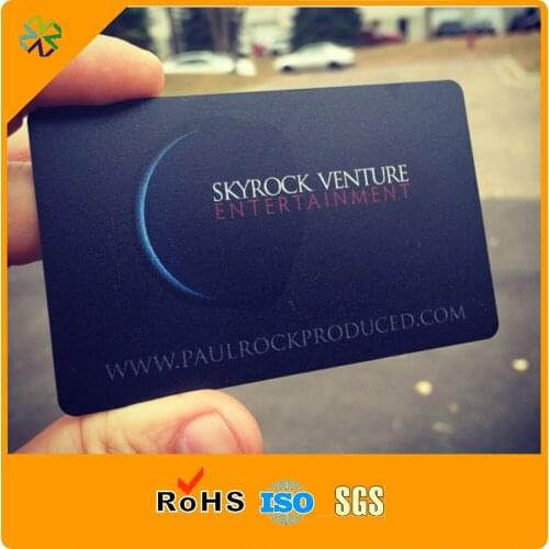 100pcs/lot)Etching matte black business metal cards