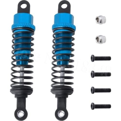 2pcs/lot Front RC Spare Parts Aluminum Oil Shock Absorber 70mm For HQ 1/16 731 732 733 734 Buggy Monster Truck Rally