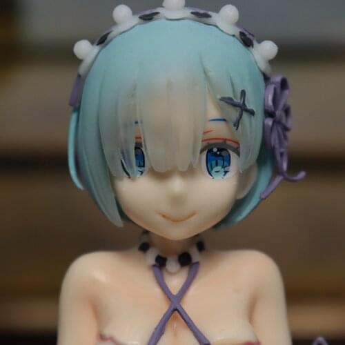 Anime Characters Toy Ornaments Life In Another World From Scratch Rem Birthday Cake Anime Ornaments Boxed Model