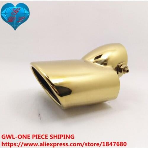 3 Colors Car Exhaust Muffler Modified Tail Liner-Pipe FOR CRUZE Universal End Tube Tip Inlet 59mm Length 155mm