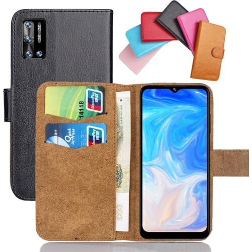 6 Colors Doogee N40 Pro Case 6.52" Leather Fashion Luxury Multi-Function Doogee N40 Pro Case 6.52" Phone Cover Card Slots