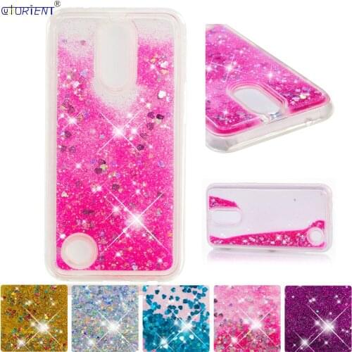 LG K10 2017 Glitter Case K20 Plus Cute Back Cover K 10 2017 K102017 LGM250 Bling Dynamic Liquid Quicksand Soft TPU Phone Cases