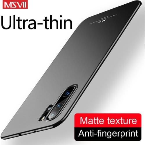 P30 Pro Case MSVII Slim Matte Cover For Huawei P30 Lite Pro Case P 30 Plus Hard PC Cover For Huawei P20 Lite P 20 Pro Phone Case