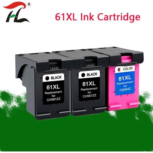 YLC 61XL Ink Cartridge Replacement for hp 61 xl hp61 Deskjet 1000 1050 1055 2000 2050 2512 3000 J110a J210a J310a 5530 4500
