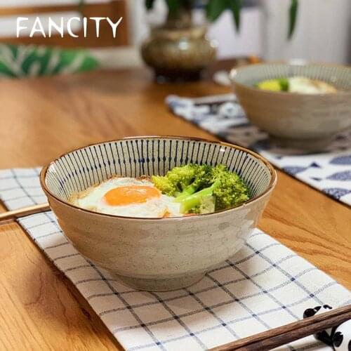 FANCITY Lanyu special tableware net celebrity tableware vibrato the same bowl household Chinese style retro Japanese dishes