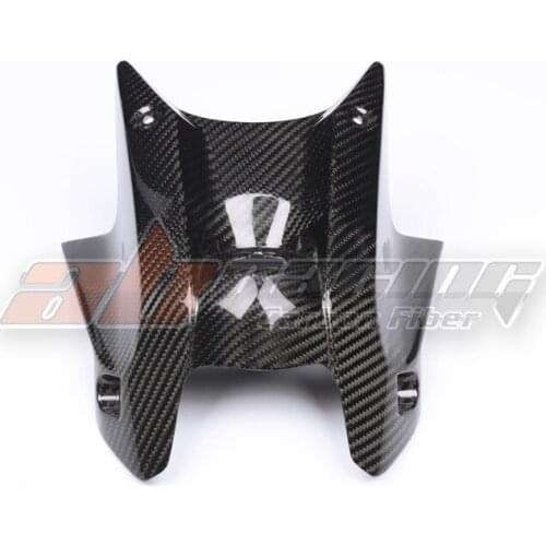 Gas Tank Front Cover Ignition Key Fairing Cowl For Kawasaki Niaja 650 2017-2019 Full Carbon Fiber 100% Twill