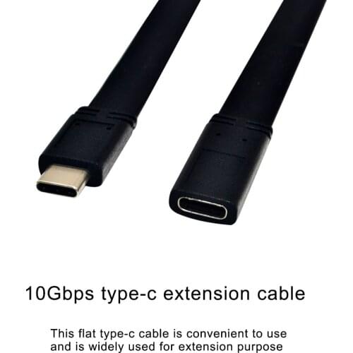 HD 4K 60Hz PD 5A USB3.1 Type-C Extension Cable 100W USB-C Gen 2 10Gbps Extender Cord For Macbook Nintendo Switch SAMSUNG Laptop