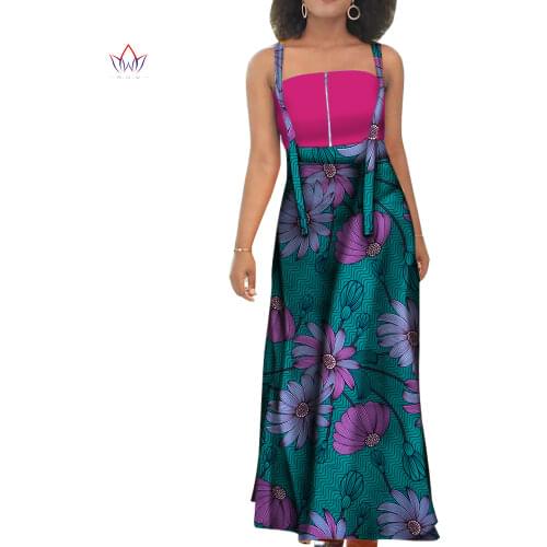 Top and Strap Skirt Sets Dashiki African Clothes for Women Wedding African Skirts Set Women Ankle-Length Zipper Skirt Set WY5519