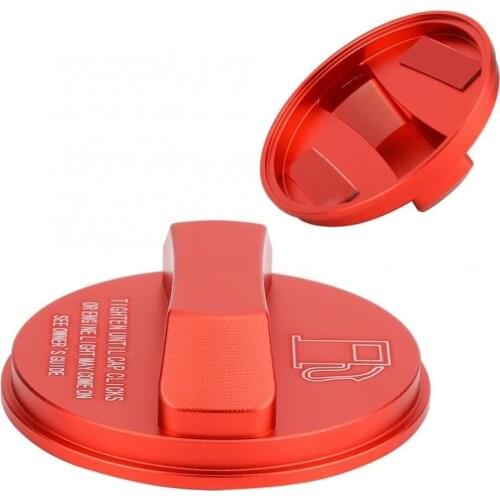 Red Car Aluminium Alloy Diesel Fuel Decoration Oil Filler Cover Trim Fit for Land Rover gas tank cap car accessories