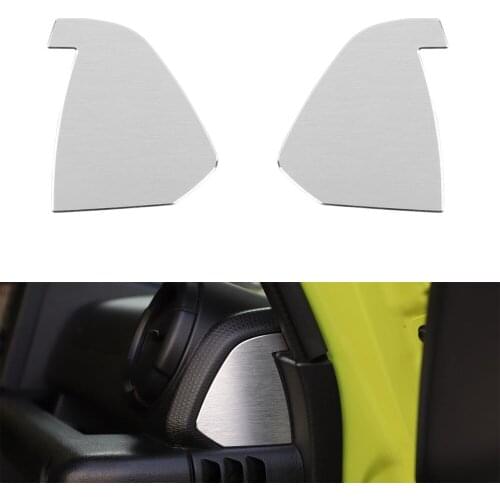 New Styling For Suzuki Jimny 2019+ Car Central Console Side Air Vent Decoration Bezel Cover Stickers Aluminum Alloy Car Trim