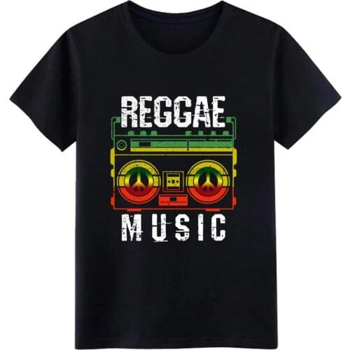 Reggae Music Peace One Love Rasta Jamaican Flag t shirt Customized tee shirt O-Neck Original Fitness New Style Formal shirt