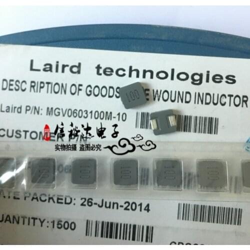 Original new 100% import MGV0603100M-10 integrated molded power inductor 10UH 3A