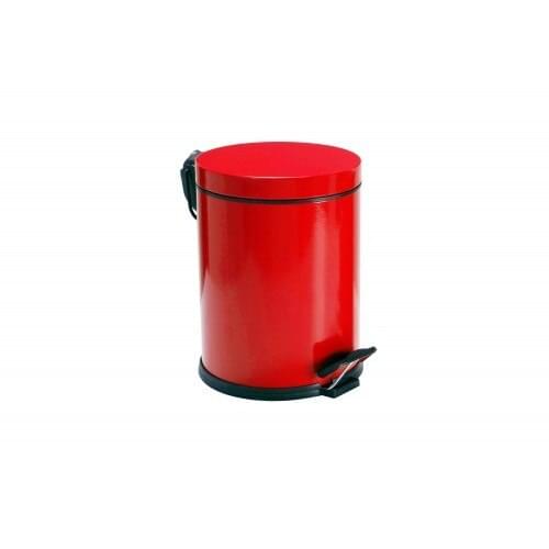 5 Lt Pedal Bin Red 25142S
