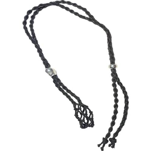 Hand-woven Stone Necklace Net Rope Replacement Stone Necklace Rope DIY Necklace Cord Adjustable Empty Stone Holder For Bracelet