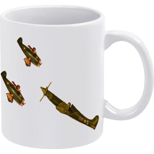 Plane Mug Cereal Mug Cheap Classic Ceramic Cups