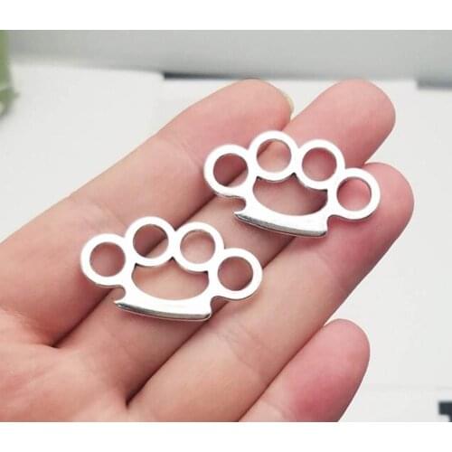 15pcs/lot--34x19mm, Knuckles chams,Antique silver plated Knuckles charms,DIY supplies,Jewelry accessories