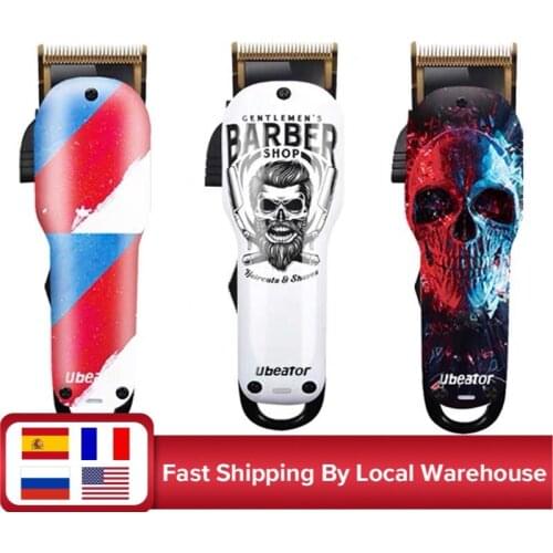 Ubeator Professional Barber Hair Clipper Cordless Hair Trimmer Beard Trimer for Men Hair Cutting Machine Rechargeable Hair Cut