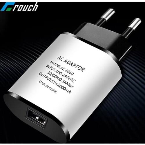 Universal USB Charger EU Plug Dual Portable Mobile Phone charger For iPhone7 8 6 6S Samsung s8 s9 Huawei xiaomi charger Adapter