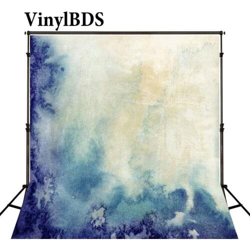 VinylBDS Newborn Baby Fotografia Backdrops Old Paint Style Backdrops Photography White Dark Blue Digitally Printed Backdrops