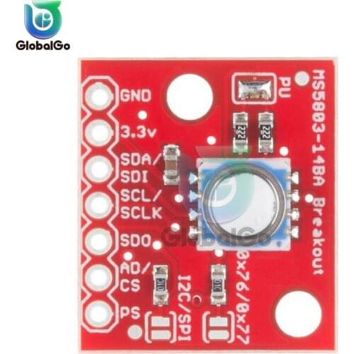 1.8 - 3.6V GY-MS5803-14BA MS5803 14BA High Precision Fluid Liquid Gas Voltage Sensor Module Waterproof I2C/SPI Pressure Sensor