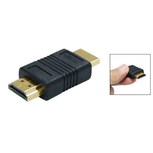 WSFS Hot 19 Pin HDMI Male to HDMI Male Adapter Coupler for HDTV