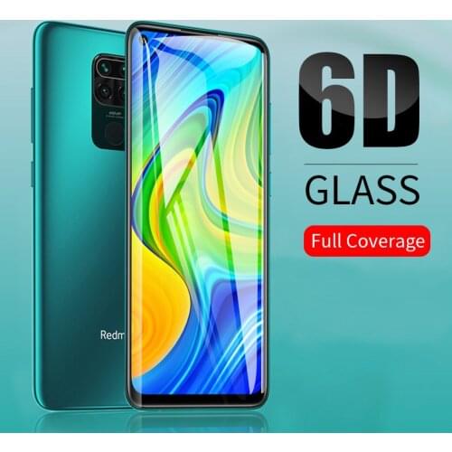 6D Full Glue Cover Tempered Glass For Xiaomi Redmi Note 9 9S Screen Protector For Xiaomi Redmi Note 9 Pro Max Glass