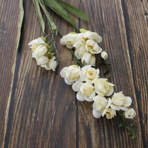 1pc Lily Artificial Flower Branch for DIY Home Floral Arrangement Ornament Wedding Party Decor Fake Flowers