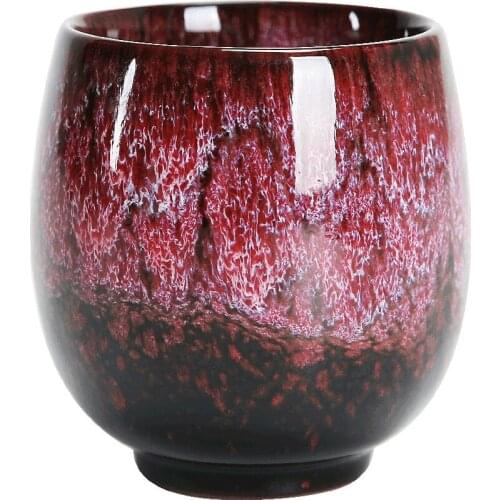 Custom Kiln Handmade Tea with Large Tea Cup Tianmu Glaze Jiandang Master Cup Ceramic Warm Hand Cup Office Household Single Cup