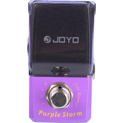Joyo JF-320 IRONMAN Mini Pedals Purple Stor Fuzz Effect guitar Pedal with guitar pedal and MOOER knob