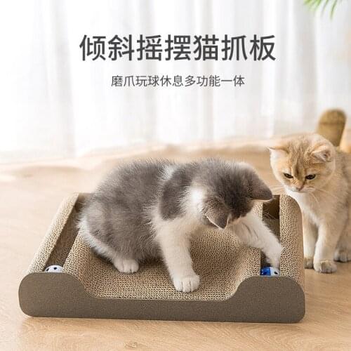 Cat Scratch Board Cardboard Cat Playground Claw Board Cardboard Cat Bed Scratcher