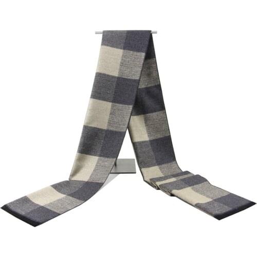 New Autumn Winter Unisex Cashere Men Scarf Foulard Plaid Male Scarves Fashion Casual Design Scarfs Men Luxury Bufandas Hombre