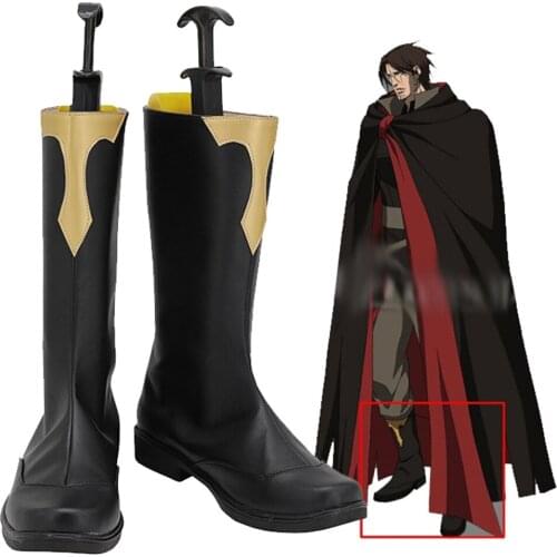 Castlevania Season 3-Trevor Belmont Cosplay Shoes Boots Halloween Costumes Accessory Custom Made