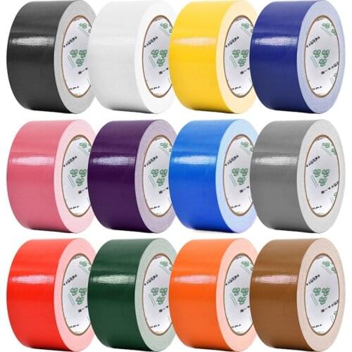 Single-sided Strong Waterproof And Wear-resistant Cloth Tape NoTraceless High Viscosity 45mm Wide 10 Meters Long 12 Color HOT