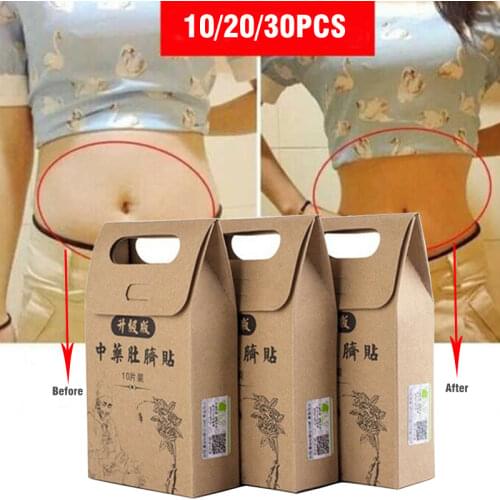 10/20/30pcs Chinese Medicine Slimming Patch Face Lift Lose Weight Strongest Slim Pads Detox Adhesive Anti Cellulite Fat Burning