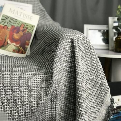 Cotton Thread Sofa Chair Covering Home Bedspread Bench Recliner Full Cover Non-Slip Knitted Blanket King Size Sheet
