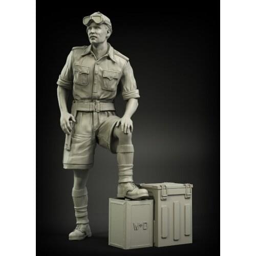 1/35 Resin Figure Model Kits British Africa (1 figures) Unassambled Unpainted C552