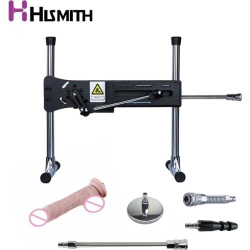 HISMITH Sex Machine Super quiet Vac-u-Lock 30db Mute Turbo Gear 120W Ultra Stability with handbag Multi Sets Adult Sex products
